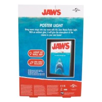 Fizz Creations Jaws Movie Poster Light. A4 Sized Led Jaws Poster Mood Light Night Light. Battery Or Usb Powered With Included Cable. Officially Licensed Universal Classics Merchandise.