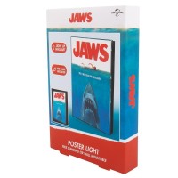 Fizz Creations Jaws Movie Poster Light. A4 Sized Led Jaws Poster Mood Light Night Light. Battery Or Usb Powered With Included Cable. Officially Licensed Universal Classics Merchandise.