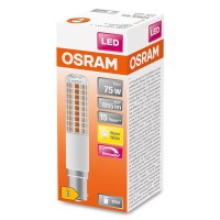 Osram Led Superstar Special T Slim, Dimmable Slim Led Special Lamp, B15D Base, Warm White (2700K), Replacement For Conventional 75W Bulb, 1-Pack