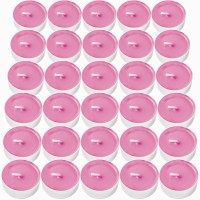 Decorrack 30 Tealight Candles, Strawberry Scented, Pleasant Fragrance Candle, Long Lasting Air Freshener (Pack Of 30)