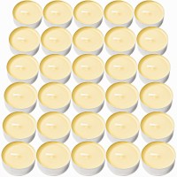 Decorrack 30 Tealight Candles, French Vanilla Scented, Pleasant Fragrance Candle, Long Lasting Air Freshener (Pack Of 30)