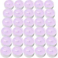 Decorrack 30 Tealight Candles, Lavender Scented, Pleasant Fragrance Candle, Long Lasting Air Freshener (Pack Of 30)