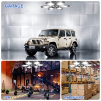 Led Garage Lights 6 Pack Garage Lights 200W Garage Light Led Shop Light Deformable Led Garage Lights Ceiling Led Lights For Garage Lights Led Shop Lights E26 E27 Garage Lights For Basement Attic