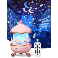 One Fire Night Light For Kids Room Decor, 72 Light Modes Sound Machine Baby Night Light Star Lights For Bedroom, White Noise Kids Night Lights For Bedroom, Remote Timer Kawaii Unicorns Gifts For Girls