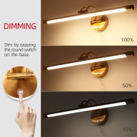 Mantolite 24 Picture Lights For Wall Vanity Lights For Bathroom Plugin Or Hardwired 12W 3000K Led Dimmable Modern Bathroom Li