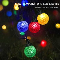 Anycosy 32.8 Ft 100 Led Christmas Lights, 8 Modes Globe String Lights Battery Operated, Outdoor Waterproof Ball String Lights For Holiday Party Patio Garland Christmas Decorations