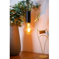 Decorative Edison Light Bulb,Led Star Shapes Lights Amber Color,4W=40W,2200K Warm White, Dimmable Vintage Lights For Bedroom,Room Decorations,Night Lights,Kids Room Decor,Oversized Light Bulb 1Pack