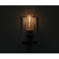 Kingman Night Light Wall Plug In With On/Off Switch Warm White Ul Listed, 120V 4W (1 Pack)