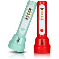 Tokeyla 2 Pack Rechargeable Kids Flashlight Portable Flashlight With Cob Led Lightweight And Bright Flashlights For Kids Edc Fla