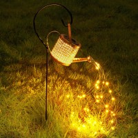 Globrite Solar Watering Can Light, Firefly Bunch Lights Waterproof Waterfall String Lights, Outdoor Garden Fairy Light Decor For Home Patio Yard