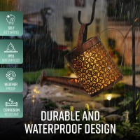 Globrite Solar Watering Can Light, Firefly Bunch Lights Waterproof Waterfall String Lights, Outdoor Garden Fairy Light Decor For Home Patio Yard