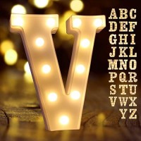 Laerjin Light Up Letters Marquee Letters With Lights Decorative Led Light Up Number Light Up Number Sign For Night Light Wedd