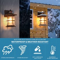 Motion Sensor Outdoor Wall Lights Fixture Advanced Dusk To Dawn Exterior Lighting Outside Light For House Garage Antirust W