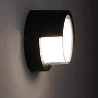 Ikenta Wall Lamp, Indoor Outdoor Wall Sconce, Modern Wall Mount Lights For Living Room Bedroom Hallway Decor Hallway,Garage,Entrance Stair, 12W (Cold Light, No Sensor)