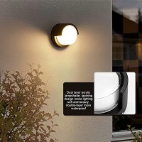 Ikenta Wall Lamp, Indoor Outdoor Wall Sconce, Modern Wall Mount Lights For Living Room Bedroom Hallway Decor Hallway,Garage,Entrance Stair, 12W (Cold Light, No Sensor)