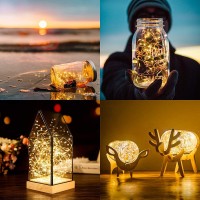 Buways Fairy Lights Plug In,Warm White Usb 100Led Fairy String Lights,8 Modes 33Ft Copper Wire Light With Remote Control For Christmas Parties,Garden And Home Decoration Indoor Outdoor