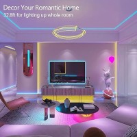 Tenmiro 130Ft Led Strip Lights Ultra Long Rgb Color Changing Led Light Strips Kit With 44 Keys Ir Remote Led Lights For Bedroom