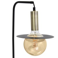 Simple Designs Orb Table Lamp, Black