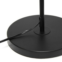 Simple Designs Orb Floor Lamp, Black