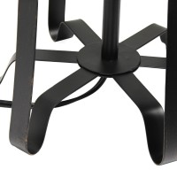 Simple Designs Metal Rail Table Lamp, Oil Rubbed Bronze