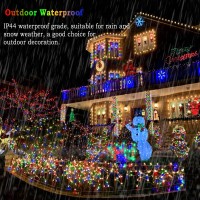 Knonew Outdoor Christmas Lights 1000 Led 403Ft String Lights 8 Modes & Timer Fairy Light Plug In Waterproof Led String Lights For Xmas Yard Tree Wedding Party Holiday Decorations (Multicolor)