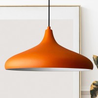 Bamyum Champion Orange Nordic Modern Pendant Light Fixtures 13.7