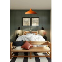 Bamyum Champion Orange Nordic Modern Pendant Light Fixtures 13.7