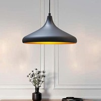 Bamyum Champion Kitchen Island Hanging Light E26 Metal Shade Adjustable 47.2'' Cable Modern Farmhouse Hanging Light Fixture 13.7