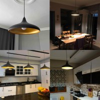 Bamyum Champion Kitchen Island Hanging Light E26 Metal Shade Adjustable 47.2'' Cable Modern Farmhouse Hanging Light Fixture 13.7