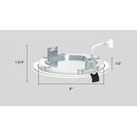 Rab Wfrl6R139Fa120Ws Edgelit Wafer Cct Field Adjustable 27003000350040005000K Allinone No Housing Required Smooth 6