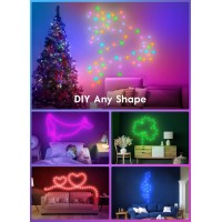 Minetom Fairy Lights Color Changing 33Ft 100 Led String Lights With Remote11 Modes Usb Fairy Lights Indoorwaterproof Hallow