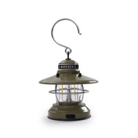 Barebones Edison Mini Lantern - Vintage Adjustable Camping Lantern, Usb Led Light, Lantern For Outdoors (Olive Drab)