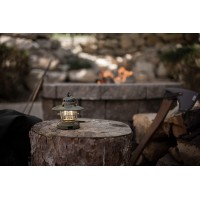 Barebones Edison Mini Lantern - Vintage Adjustable Camping Lantern, Usb Led Light, Lantern For Outdoors (Olive Drab)