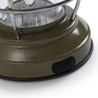 Barebones Edison Mini Lantern - Vintage Adjustable Camping Lantern, Usb Led Light, Lantern For Outdoors (Olive Drab)