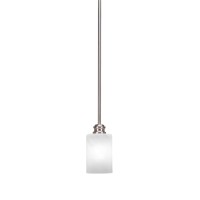 Edge Stem Mini Pendant Shown In Brushed Nickel Finish With 4