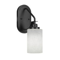 Odyssey 1 Light Wall Sconce In Matte Black Finish With 4