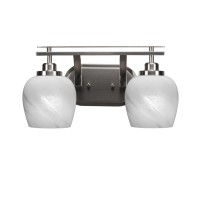 Odyssey 2 Light Bath Bar In Brushed Nickel Finish With 6