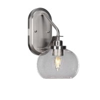 Odyssey 1 Light Wall Sconce In Brushed Nickel Finish With 7