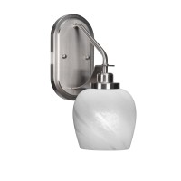 Odyssey 1 Light Wall Sconce In Brushed Nickel Finish With 6