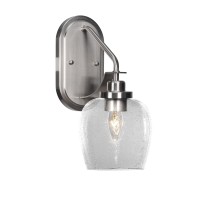 Odyssey 1 Light Wall Sconce In Brushed Nickel Finish With 6