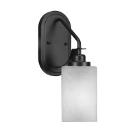 Odyssey 1 Light Wall Sconce In Matte Black Finish With 4