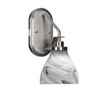 Odyssey 1 Light Wall Sconce In Brushed Nickel Finish With 6.25