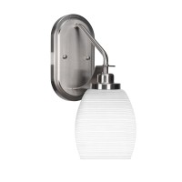 Odyssey 1 Light Wall Sconce In Brushed Nickel Finish With 5