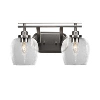 Odyssey 2 Light Bath Bar In Brushed Nickel Finish With 6