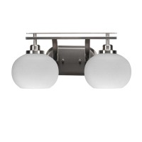 Odyssey 2 Light Bath Bar In Brushed Nickel Finish With 7