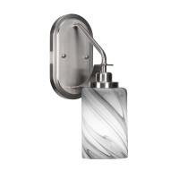 Odyssey 1 Light Wall Sconce In Brushed Nickel Finish With 4