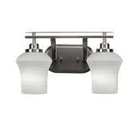 Odyssey 2 Light Bath Bar In Brushed Nickel Finish With 5.5