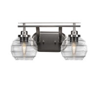 Odyssey 2 Light Bath Bar In Brushed Nickel Finish With 6