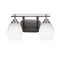 Odyssey 2 Light Bath Bar In Brushed Nickel Finish With 5