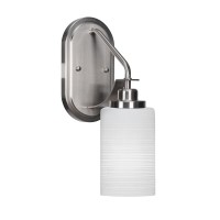 Odyssey 1 Light Wall Sconce In Brushed Nickel Finish With 4